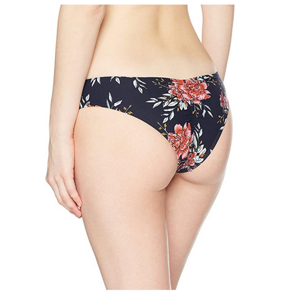 Billabong Floral Lets Wander Hawaii Lo Cheeky Bottoms Blue Size M - Picture 2 of 2
